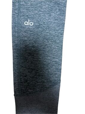ALO Yoga Heather Blue Leggings - Small Yoga Running Outdoors Gym Like New Soft